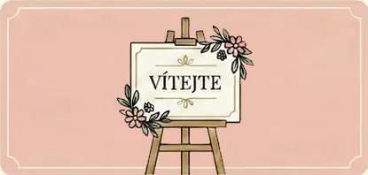Uvítací cedule